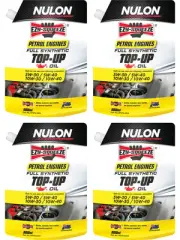 4 x Nulon Full Synthetic Petrol Engine Top-Up Oil 900ML PFSTU-900