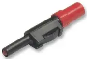 PLUG, 4MM, RED, MZS, Banana Test Connectors 931824101