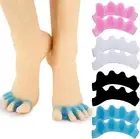 4 Pair Toe Separators Bunion Corrector for Women and Men, Gel Toe Spacers Reu...