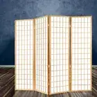 Non Woven Fabric Room Divider Foldable Panels Screen Privacy Stand Partition