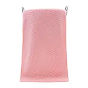 Coral Velvet Bath Towel Water Absorption Bathing Body Towel Pure Color for Bathroom Hotel Pink