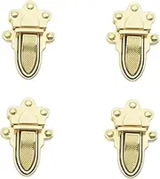 Holibanna Bag Press Locks 4pcs Metal Handbag Locks for DIY Bag Making Stylish Luggage Latch Accessories
