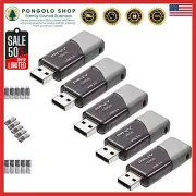 5-Pack 128GB USB 3.0 Flash Drives - 100MB/s Speed, Perfect for Portable Storage