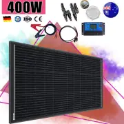 400W Fixed Solar Panel Kit 12V Mono Home Caravan Camping Charger Battery 400Watt