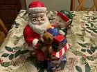 NEW IN BOX celebrate the season santa christmas cookie jar 1997