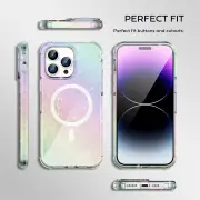 Tough On iPhone 14 Pro Max Case Glitter Iridescent with Magsafe