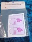 VINTAGE JORDAN MARSH AND BONWIT TELLER MINI DOLLHOUSE-SIZE SHOPPING BAGS