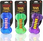 [3PCE] Trendypets Tough Chew Bone Pet Toy, Provide Endless Chewing Entertainment, Satisfy Your Dog's Natural Instincts - 14cm
