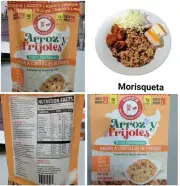 Pinto beans and rice pork flavor seasoning morisqueta 8oz