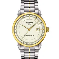 在飛比找PChome24h購物優惠-TISSOT T-Classic Luxury 機械腕錶-銀