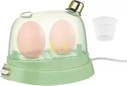 Compact Egg Maker - 120W minii Electric Egg Steamer, 220V Rapid Egg Boiler | Household Egg Boiler Kitchen Accessory with Quick Heating, Auto Power Off Poached Eggs Maker for Household Kitchen Campsite