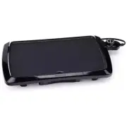 Presto Cool Touch Electric Griddle w Flat Large Cooking Area and Backstop Ledge