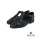 GREEN PINE文青風格編織涼鞋黑色(00862201)