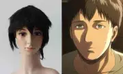 Cosplay Attack on Titan Bertolt Hoover Short Black COSPLAY Wig 2654!!