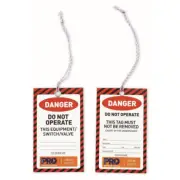 Prochoice DANGER SAFETY TAG 125mmx75mm 100Pieces All Weather *Australian Brand