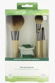 ECOTOOLS-The Core 5-Set: Powder, Cheek, Shadow Eyeliner & Perfecting Blender-NIB