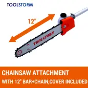 Pole saw/Chainsaw Attachment For vidaXL Multi-tools Brush cutter Pruner Trimmer