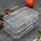 Detachable Baking Dehydrator Rack Stackable Baking Pan Grilling Rack Microwave