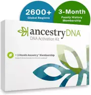 Ancestrydna Genetic Test Kit + 3-Month Ancestry World Explorer Membership: DNA E