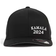 Kamala 2024 embroidered flexfit flex fit baseball cap, custom flex fit cap hat
