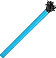 X AUTOHAUX 1 Pc Universal Bike Seat Posts Adjustable Angle 28.6x400mm Bike Saddle Post Seat Tube Blue Aluminum Alloy
