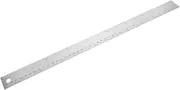 Stainless Steel Cork Back Ruler Metal Ruler, 45cm Corked Backed Ruler Straight Edge Ruler Rulers for Drawing Universal Measuring Ruler for Student School Office