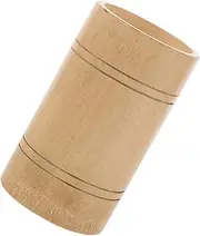 UPKOCH Sand Tray Storage Tube Sandbox Home Magnetic Decor Reusable Sand Beach Bin Automatic Holder Sand Art Table Utensil Zen Garden Tool Organizer Tools Container Kit Beige Bamboo