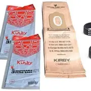 Kirby Heritage Upright Vacuum Style 2, 6Pk Disposable Paper 2 Pack/2 Belts