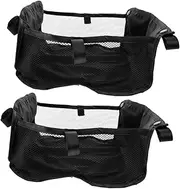 Toddmomy Stroller Storage Bag Set Large Capacity Organizer Mesh Cargo Net Stroller Bottom Pouch Pram Organizer Basket