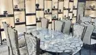 White Agate Dining Center Slab Top, Agate Stone Geode Furniture Home Decor Top