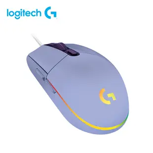 羅技 logitech G G102 炫彩遊戲滑鼠-紫