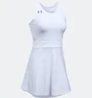 Under Armour Women's UA Tennis Center Court Dress 1290848 100 White Size X-Large