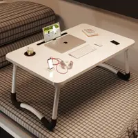 在飛比找ETMall東森購物網優惠-床上小桌子折疊電腦桌學習書桌筆記本支架懶人家用飄窗桌邊幾大學