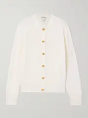 [Bottega Veneta] Bottega Veneta - Ribbed Wool Cardigan - Off-white - M M Off-white