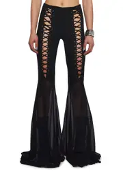 [Widow] Wandering Mind Lace-Up Pants