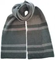 Boardmans Albie Cable Knit Striped Scarf