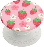 PopSockets PopGrip - Expanding Stand and Grip with a Swappable Top for Smartphones and Tablets - Berry Bloom