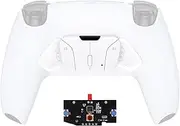 Turn Rise to RISE4 Kit – Redesigned White K1 K2 K3 K4 Back Buttons Housing & Remap PCB Board for PS5 Controller eXtremeRate Rise & RISE4 Remap kit - Controller & Other Rise Accessories NOT Included