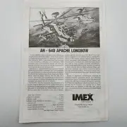 IMEX 1/35 AH-64D Apache Longbow 3502 Parts Instructions Directions