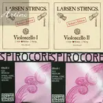 【歐德樂器】🎵 熱門大提琴套弦 LARSEN  SOLOIST A/D | SPIROCORE S32 S33