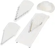 Multifunctional V Shaped Grater Slicing Cutter with Hand Protector Stainless Steel Blade, Mandoline Food Slicer Household Supplies for Cutting Vegetables