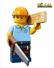 LEGO MINIFIGURES SERIES 13 71008 Carpenter New