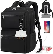 Backpack for Women Lightweight School Backpack 15.6 Inch Travel Laptop Backpack Casual Daypack Bookbag for Teen Girls