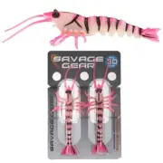 Savage Gear TPE Panic Shrimp Soft Bait Pink Glow