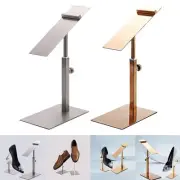 Shoe Display Rack Stand Adjustable Height for Leather Shoe High Heel Store