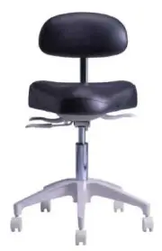 TPC Dental HY-5107 Mirage Hygienist Stool with Warranty - Black