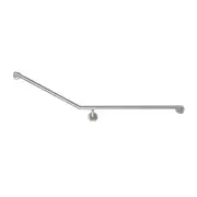Johnson Suisse Assist 850mm x 700mm Stainless Steel Angled Right Hand Grab Rail