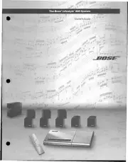 Bose LifeStyle 900 Music System Owners Manual Use Guide Instructions