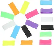 16Pcs Racket Grip Rings Nonslip Badminton and Tennis Racquet Grips Flexible and Durable for Enhanced Control and Comfort for All Racket
