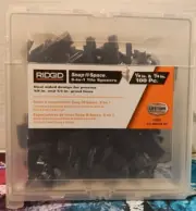 RIDGID 8-in-1 Tile Spacers 1/8" and 1/4" (100-Pack in Re-sealable Box)
